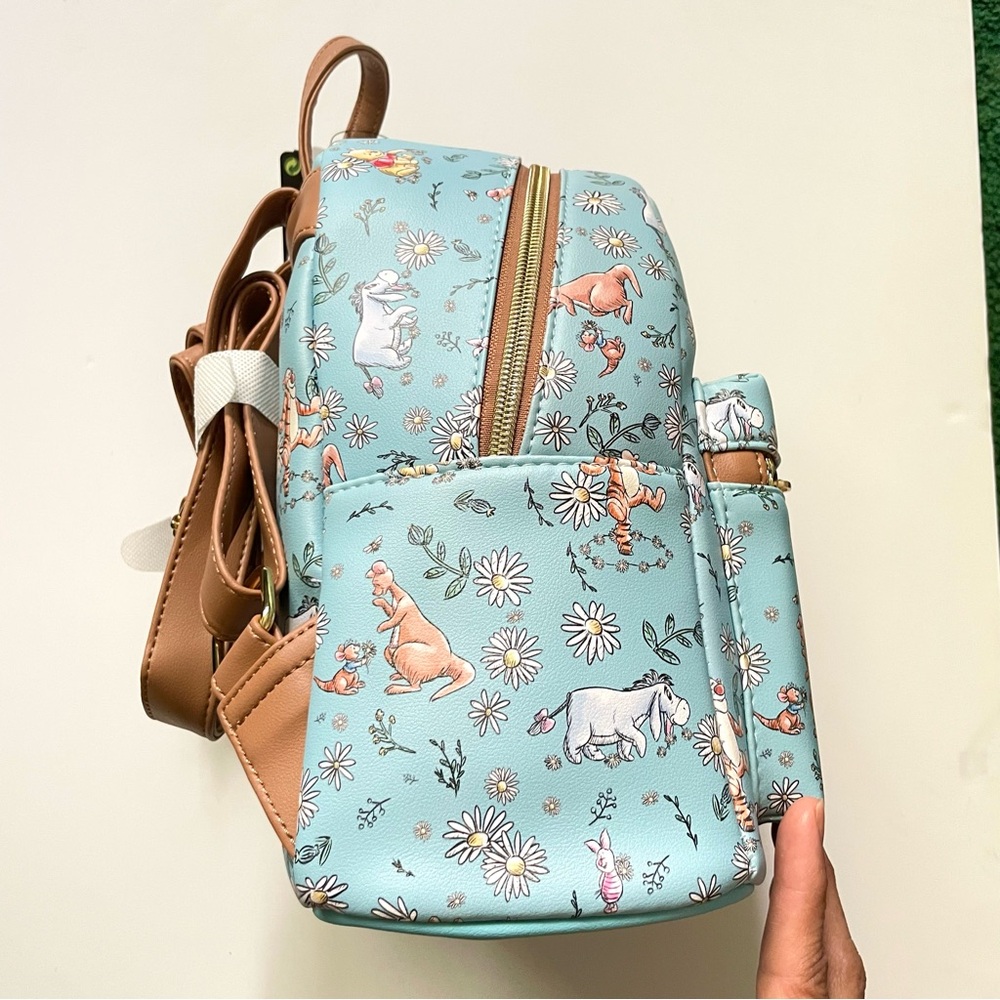 Loungefly Disney Winnie The Pooh Daisies Mini Backpack - Picture 3 of 6